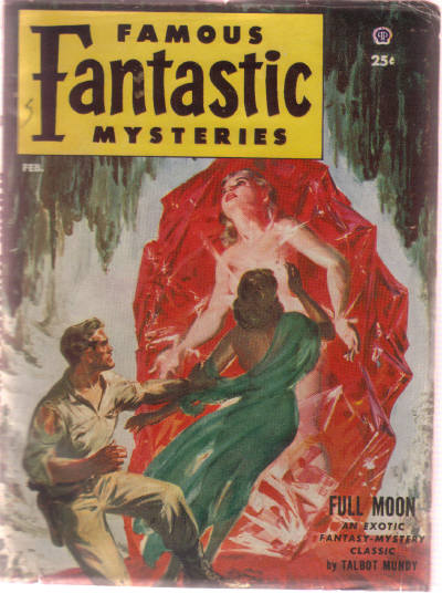 Image for Famous Fantastic Mysteries, Pulp February 1953, Volume 14, # 2 ( Full Moon; The Eyes of Dromu; Ekrerar of Palorae )