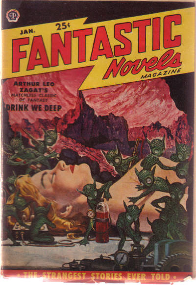 Image for Fantastic Novels, Pulp January 1951, Volume 4 # 5 ( drink we Deep; The Cats of Ulthar; The Last War )