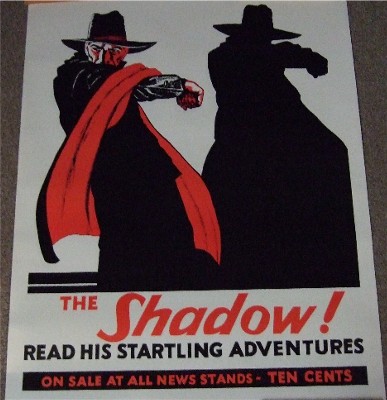 Image for The Shadow ---an Advertising Poster ( Maxwell Grant / Walter B Gibson related)