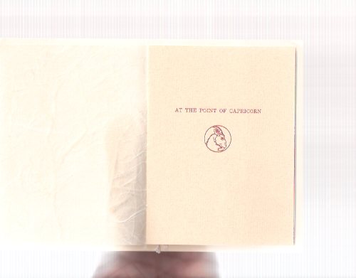Image for At the Point of Capricorn ---by Gene Wolfe - Signed ( One of 25 Copies / Cheap Street publication )