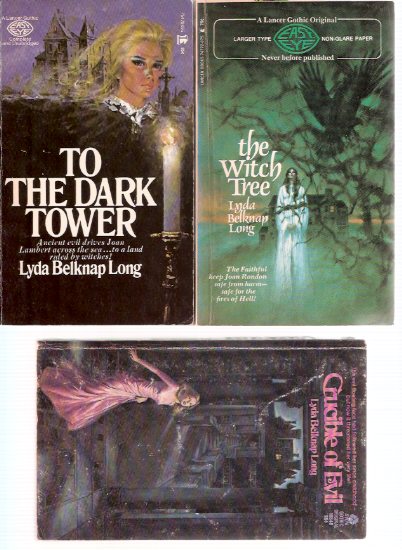 Image for To the Dark Tower ---with The Witch Tree ---with Crucible of Evil -by Lyda Belknap Long ( aka Frank Belknap Long ) --3 Volumes - Gothic Romances