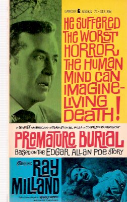 Image for Premature Burial --- Movie Tie in Edition for the Roger Corman Movie Starring Ray Milland