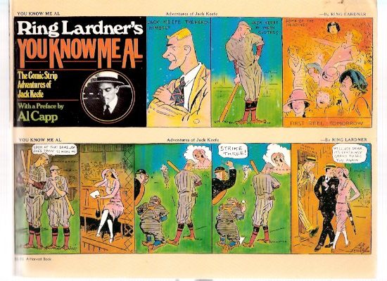Image for Ring Lardner's You Know Me Al. The Comic Strip Adventures of ( Busher ) Jack Keefe -by Ring Lardner