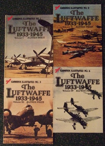 Image for The Luftwaffe 1933 - 1945, volume 1, 2, 3, 4 ----FOUR VOLUMES: Warbirds Illustrated No. 1, 2 , 5 and 6 - Arms and Armour Press ( Armor ) ( Book I, II, III, IV )