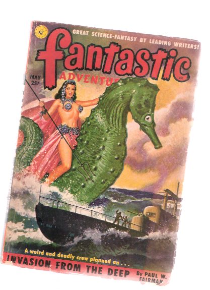 Image for Fantastic Adventures Pulp, May 1951, Volume 13, # 5 ( Invasion from the Deep; Make Room for Me; As Others See Us; Fix Me Something to Eat; The Eye of Tandyla, etc)