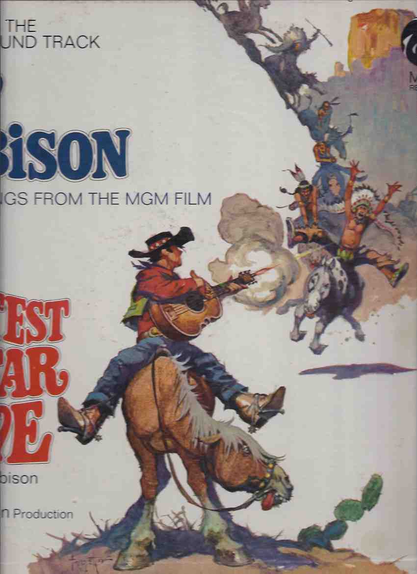 Image for The Fastest Guitar Alive: Songs By Roy Orbison and Bill Dees, a Sam Katzman Production of the MGM Film --- FRANK FRAZETTA Cover Art -a 33 1/3 Record Album