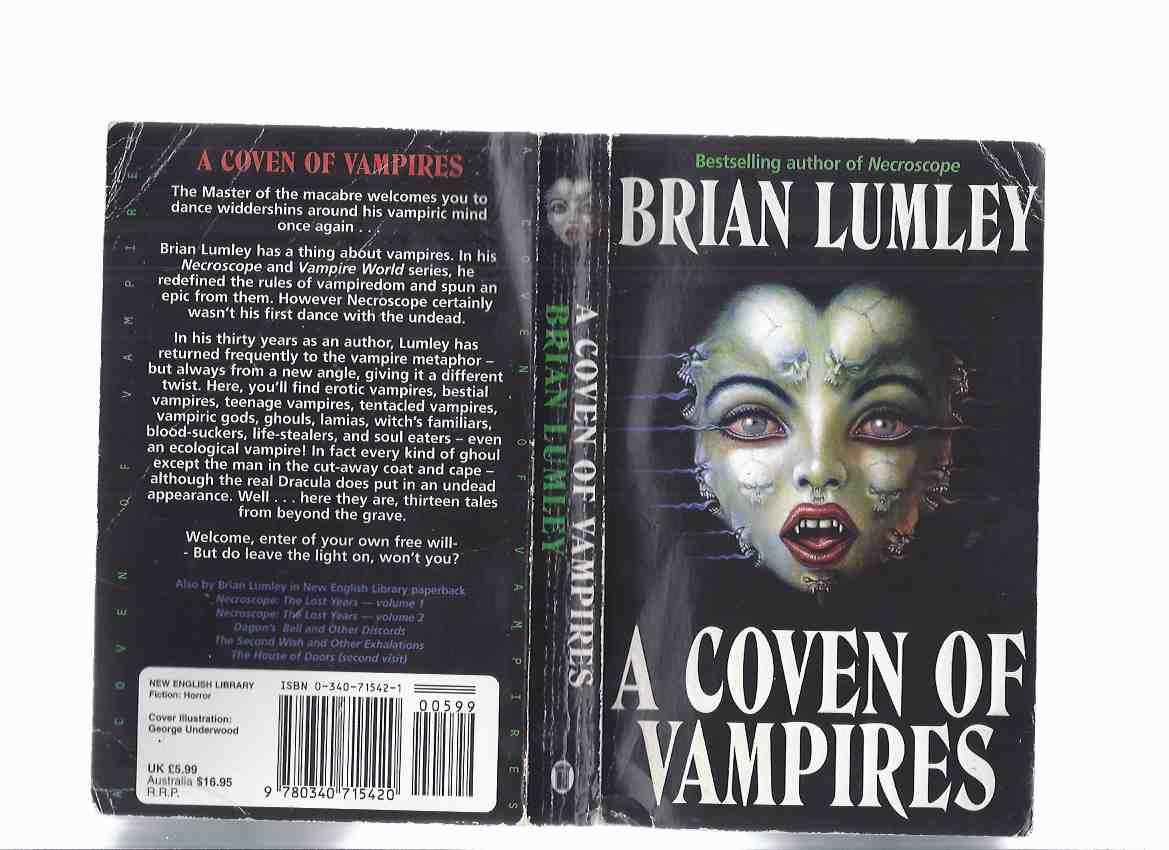 Image for A Coven of Vampires -by Brian Lumley ( What Dark God; Back Row; Strange Years; Kiss of the Lamia; Recognition; Thief Immortal; Necros; Thing from the Blasted Heath; Uzzi; Picnickers; Zack Phalanx is Vlad the Impaler; House of the Temple )