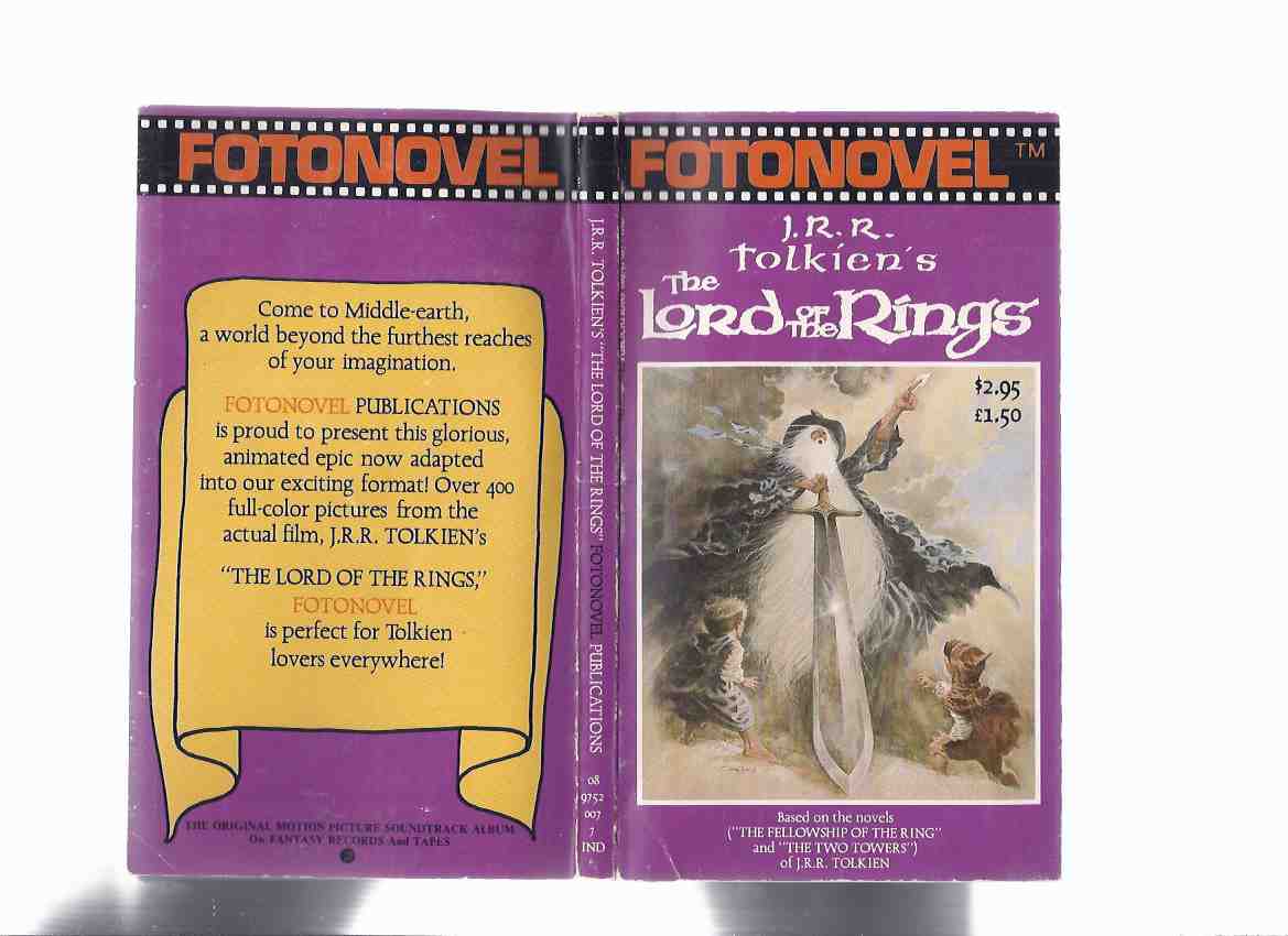 Image for J R R Tolkien's The Lord of the Rings, FOTONOVEL, Based on Fellowship of the Ring; Two Towers -a Ralph Bakshi Film / Animated Movie / FOTONOVEL ( Tolkien )