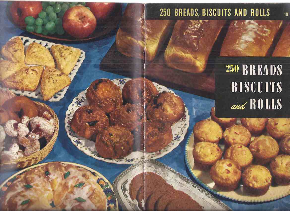 Image for 250 Breads, Biscuits and Rolls Cook Book -by Ruth Berolzheimer, Culinart Arts Institute ( Cookbook / Recipes / Baking )