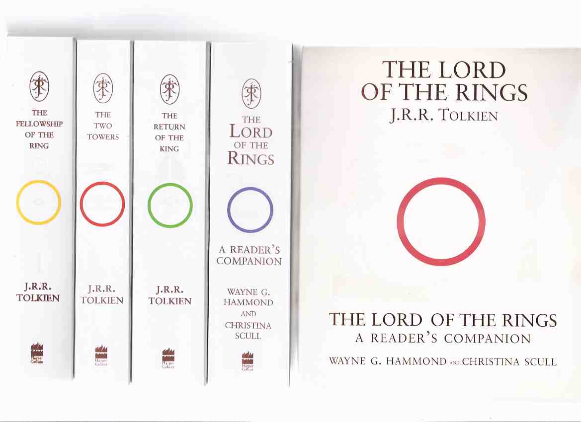 Image for Four Volumes in Slipcase: The 50th Anniversary Edition of The Lord of the Rings Trilogy - Fellowship of the Ring; Two Towers; Return of the King ( Books 1 2 3 ) & The LOTR Reader's Companion -UK Boxed Set ( Fiftieth )( Slipcased / Box )