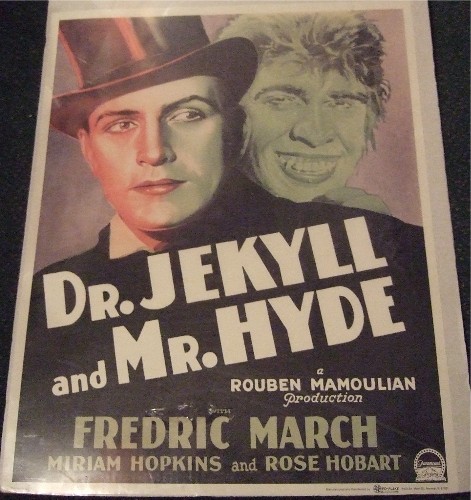 Image for Dr Jekyll and Mr Hyde, Movie Poster, Starring Fredric March, a Rouben Mamoulian Production