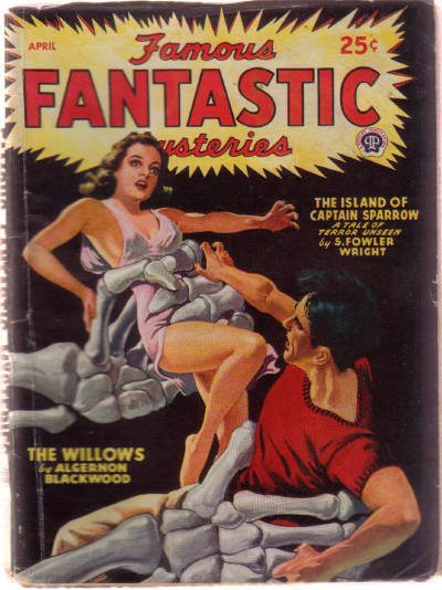 Image for Famous Fantastic Mysteries, Pulp April 1946, Volume 7 # 3 ( The Island of Captain Sparrow; The Willows; Roderick's Story )