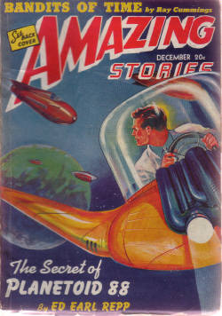 Image for Amazing Stories Science Fiction Pulp Magazine, Volume 15, # 12, December 1941 ( Secret of Planetoid 88; Bandits of Time; Rayhouse in Space; The Odds on Sergeant Shane; Planet of Lost Men; The Man Who Wasn't Himself )
