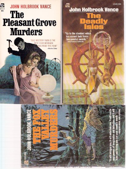 Image for Jack Vance Mysteries: The Fox Valley Murders ---with The Pleasant Grove Murders ---with The Deadly Isles ---3 Volumes