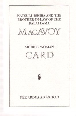Image for Per Ardua Ad Astra 3: Katsuri Ishiba and the Brother-In-Law of the Dalai Lama ---by R A MacAvoy / Middle Woman ( from CARDOGRAPHY ) ---by Orson Scott Card --- Signed By Both