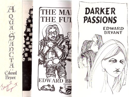 Image for 3 Volumes: The Man of the Future ---with Darker Passions ---with Aqua Sancta ---by Edward Bryant --- Signed Copies