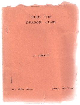 Image for Thru the Dragon Glass ---by A Merritt ( Through )
