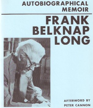 Image for Frank Belknap Long: Autobiographical Memoir --- Necronomicon Press