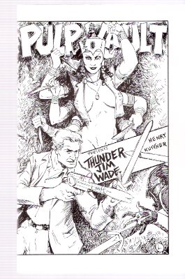 Image for PULP VAULT # 1: Waters of Death - Thunder Jim Wade ---from the September 1941 Pulp THRILLING ADVENTURES ---by Henry Kuttner