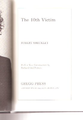 Image for The 10th Victim ---by Robert Sheckley ( Tenth )(includes B&W Stills from the Movie Starring Marcello Mastroianni and Ursula Andress )