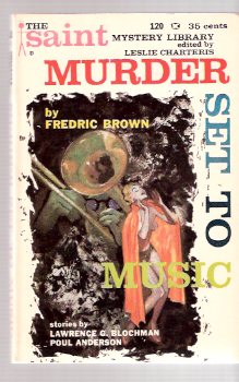Image for Murder Set to Music ----by Fredric Brown -in The Saint Mystery Library # 3 (with: Corpse in a Suit of Armor; Pill Roller; Open All Night; The Eleven Diplomats )