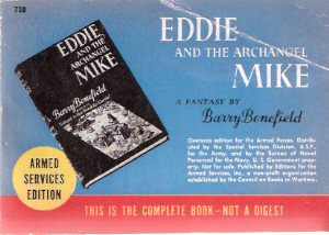 Eddie and the Archangel Mike ---by Barry Benefield ( Armed Services Edition / ASE # 710 ) Image for Eddie and the Archangel Mike ---by Barry Benefield ( Armed Services Edition / ASE # 710 )