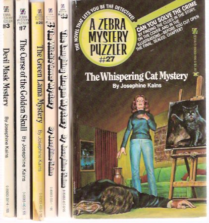 Image for Devil Mask Mystery; Curse of the golden Skull; Green Lama Mystery; Whispering Cat Mystery; Witch's Tower Mystery; Laughing Dragon Mystery - # 3, 7, 20, 27, 44, 58 of A-Solve-It-Yourself Mystery