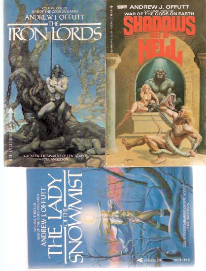 Image for The Gods on Earth: Lady of the Snowmist ---with Shadows Out of Hell ---with The Iron Lords ---book 1, 2, 3 ---3 Volumes