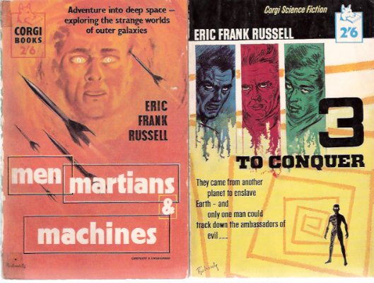 Image for Men, Martians and Machines ---with Three ( 3 ) to Conquer ---2 Volumes ---by Eric Frank Russell