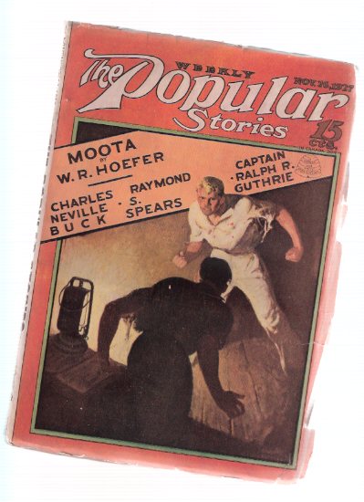 Image for Weekly Popular Stories Pulp: Street and Smith ( Moota; What Walks Beside Me; The Milksop; Careless Ranger; Cheating of Ching Wo; Lucky Dog; Fool's Paradise; Enter November; Potiphar Puts Out )