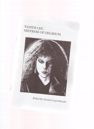 Image for TANITH LEE: Mistress of Delirium / British Fantasy Society Special Booklet # 18 ( includes a Bibliography )