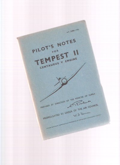 Image for Pilot's Notes: Tempest II, Centaurus V Engine
