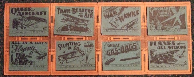 Image for Fly to The Triumph Portfolio of Flying: Queer Aircraft; All in a Days Flying; Trail-Blazers of Air; Stunting in Space; War Hawks; Great Gas Bags; Guardians of the Empire's Airways; Planes of All Nations ( Zeppelins / Dirigibles / Charles Lindbergh; etc)