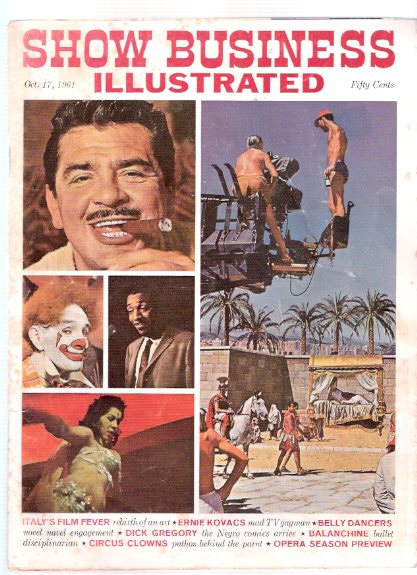 Image for Show Business Illustrated, October 17, 1961, Volume 1, # 4 (articles on: Ernie Kovacs; Dick Gregory; Jack Paar; The Blues; Federico Fellini; belly Dancing; George Balanchine; Clowns; etc)