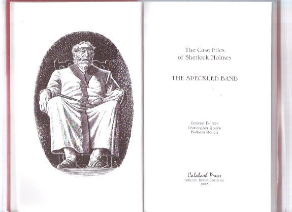Image for The Speckled Band: The Case Files of Sherlock Holmes (volume 2 of the series)