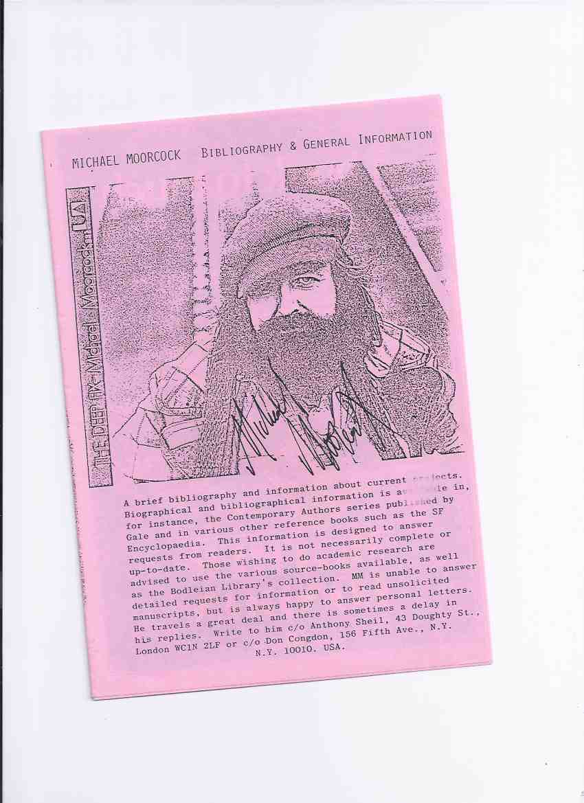 Image for MICHAEL MOORCOCK - Bibliography and General Information --by Michael Moorcock (from Contemporary Authors Autobiography Series, volume 5 )