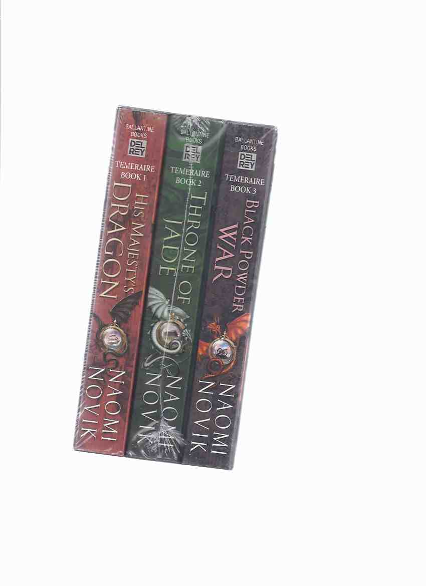 Image for Temeraire: His Majesty's Dragon ---with Throne of Jade ---with Black Powder War ---with the Original Poster -by Naomi Novik -Books 1, 2 and 3 ---3 Volumes in a Slipcase / Boxed Set Still in Shrinkwrap ( UNREAD )