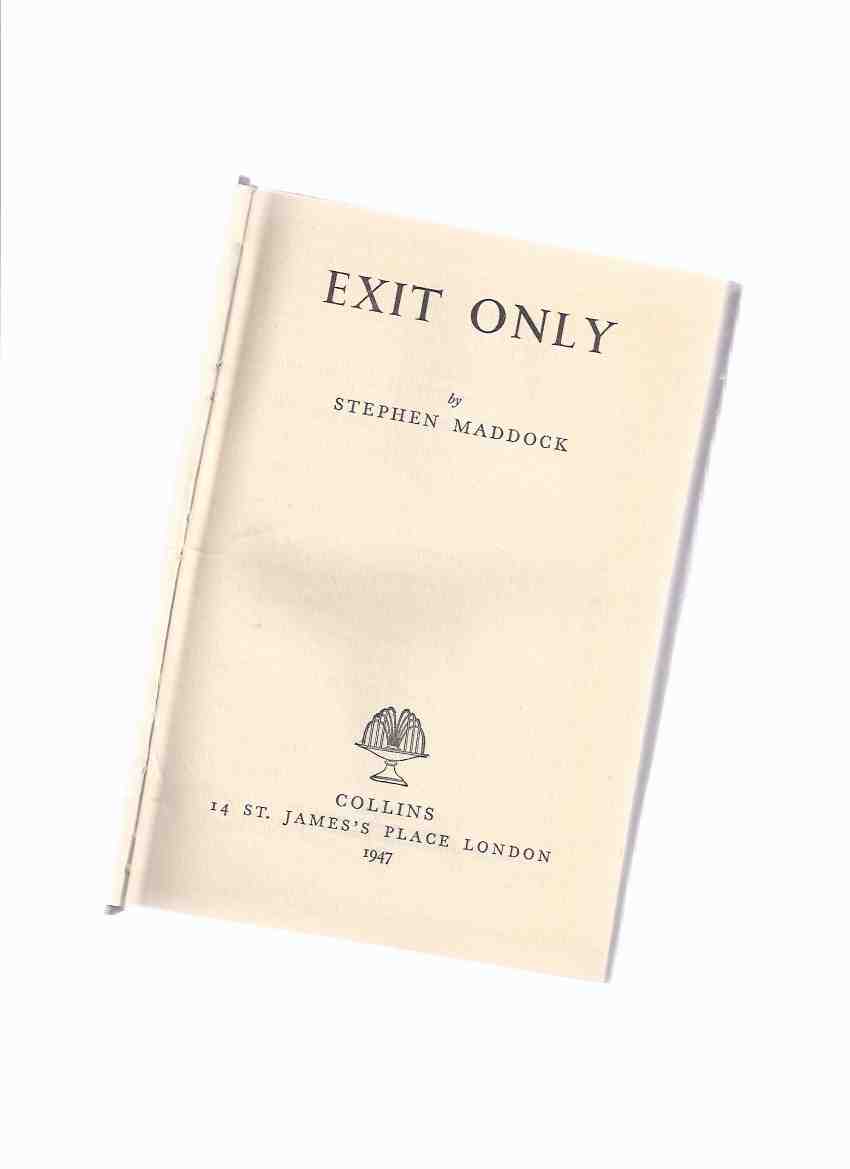Image for Exit Only -an Inspector Slane Mystery