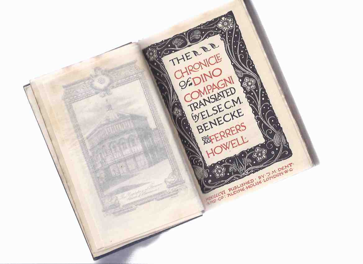 Image for The Chronicle of Dino Compagni