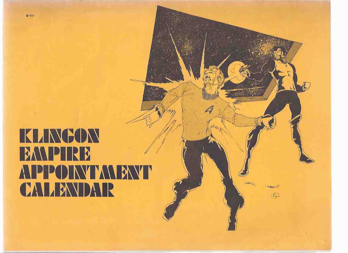 Image for Klingon Empire Appointment Calendar ( Star Trek )