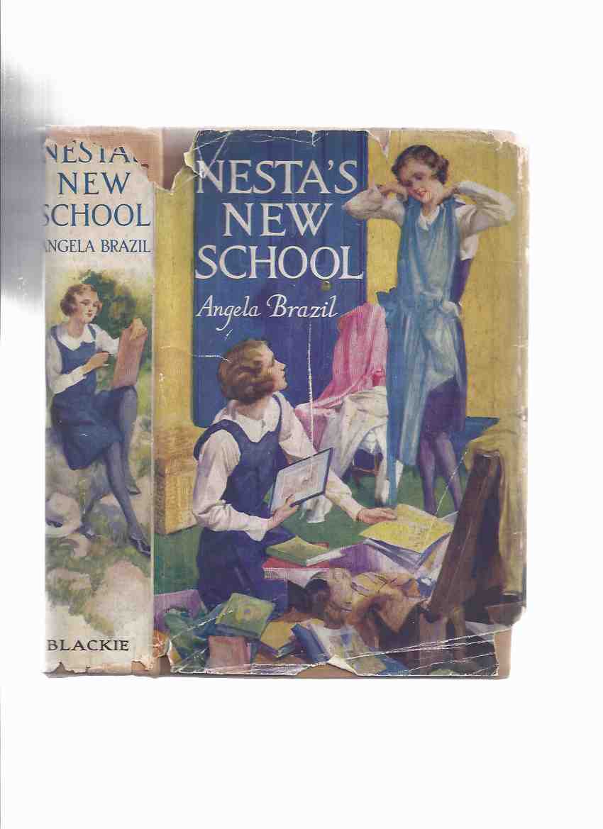 Angela Brazil: Nesta's New School (in a Dustjacket) ( Later Released as Amanda's New School ) Image for Angela Brazil: Nesta's New School (in a Dustjacket) ( Later Released as Amanda's New School )