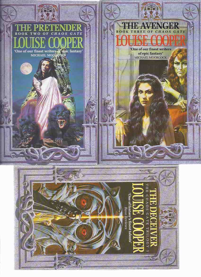 Image for LOUISE COOPER: The Chaos Gate Trilogy, comprising: The Deceiver ---with The Pretender ---with The Avenger, -Book 1, 2 and 3 ( three volumes)( i, ii, ii )( Time Master series)