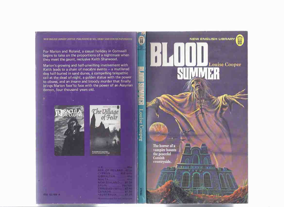 Image for Blood Summer ---a Keith Sharwood Novel ---by Louise Cooper