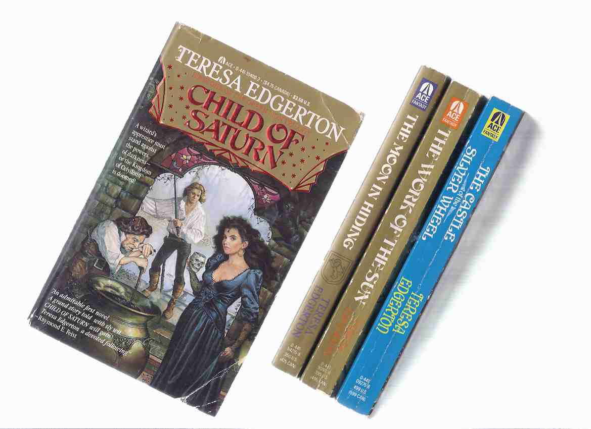 Image for Tales of Celydonn: The Green Lion Trilogy, Comprising: Child of Saturn ---with The Moon in Hiding ---with The Work of the Sun ---with The Castle of the Silver Wheel ---4 Volumes