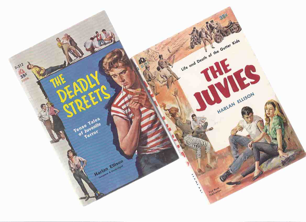 Image for The Deadly Streets ---with The Juvies ---by Harlan Ellison ( ACE 1st Editions / Vintage Paperbacks )