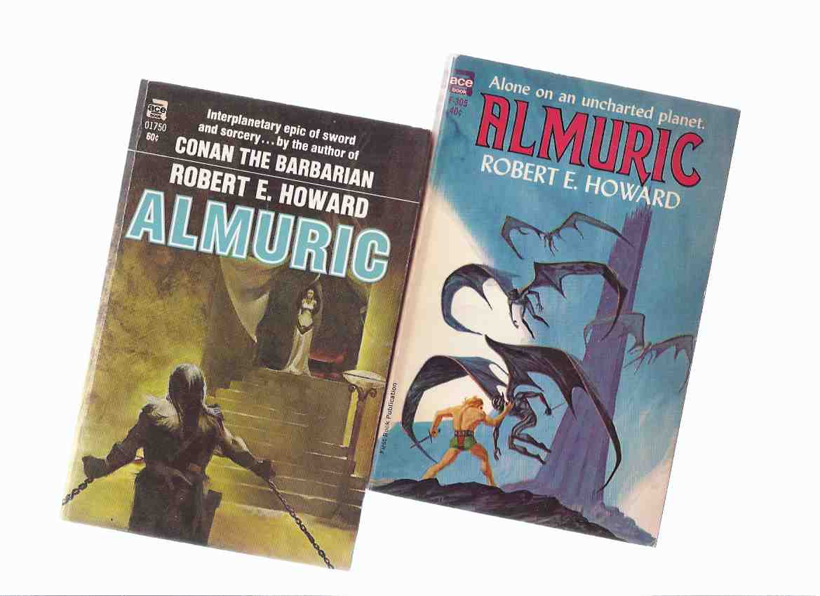 Image for Almuric -by Robert E Howard ( two ACE Editions )