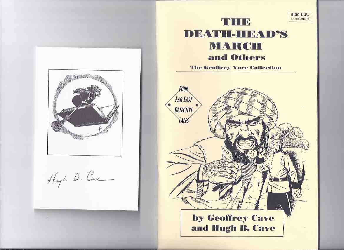 Image for The Death-Head's March & Others: Geoffrey Vace Collection; Four Far East Detective Tales -by Geoffrey & Hugh B Cave - signed (also: Four Doomed Men; Jumping Well; Step Softly Sahib )(taken from ORIENTAL STORIES / MAGIC CARPET Magazines / Pulps )