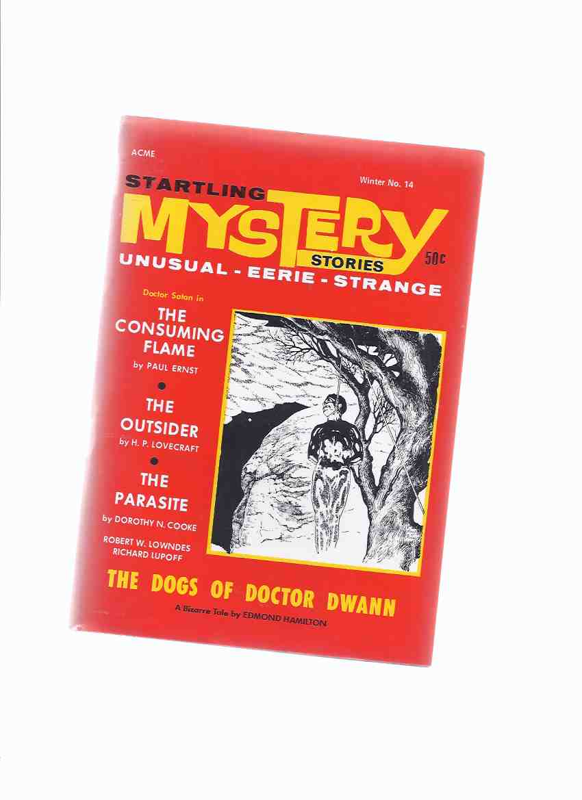 Image for Startling Mystery Stories, Volume 3 # 2 Winter 1969, Whole Number 14 ( Includes: Dogs of Doctor Dwann; The Parasite; Outsider; The Crawler; White Domino; Case of the Dr Who Had No Business; The Feline Phantom; The Consuming Flame, a Dr Satan story )