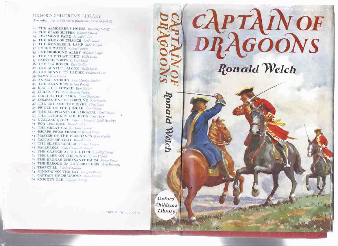 Image for Captain of Dragoons -by Ronald Welch ( a Carey Family Novel )