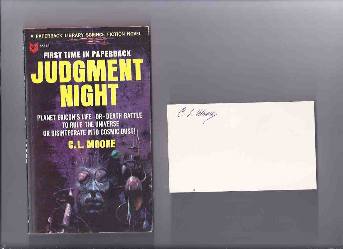 Image for Judgment Night -by C L Moore -Tipped-in Signature)